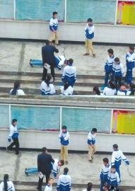 網曝老師體罰學生 校方稱系與學生“開玩笑”