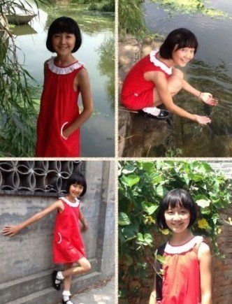 點讀機女孩生活照