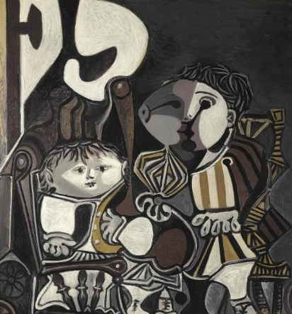畢加索作品《兩個小孩》
