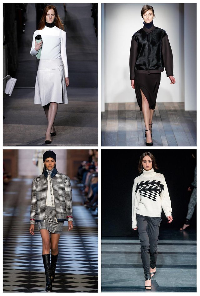 將高領針織衫穿出時髦和優雅