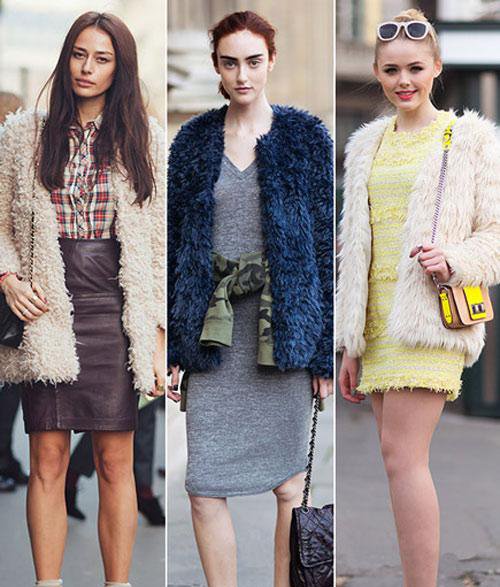 輕奢過冬 簡約雜色質感皮草+大氣條紋腕表